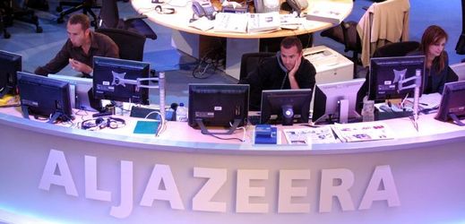 Zpravodasjský newsroom Al-Džazíry.