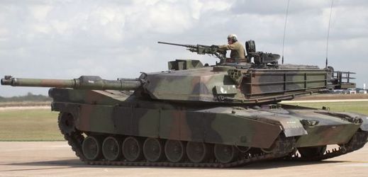 Americký tank M1 Abrams.