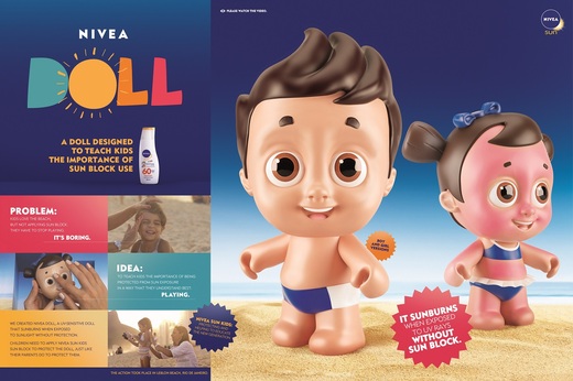 Kampaň Nivea Doll.