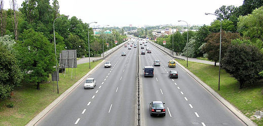 Hustý provoz může zmenit režim na polských dálnicích (ilustrační foto).