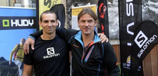 Horolezci Marek Holeček (vpravo) a Tomáš Petreček.
