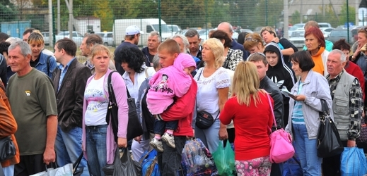Ukrajinští uprchlíci míří převážně do Ruska.