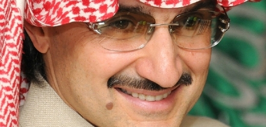 Saúdský princ Valíd bin Talál.