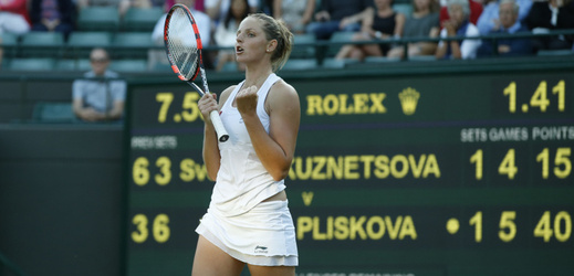 Kristýna Plíšková na Wimbledonu překvapuje. Proti všem předpokladům došla už do 3. kola.