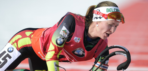 Běloruská biatlonistka Darja Domračevová trpí mononukleózou.
