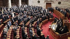 Řecký parlament.