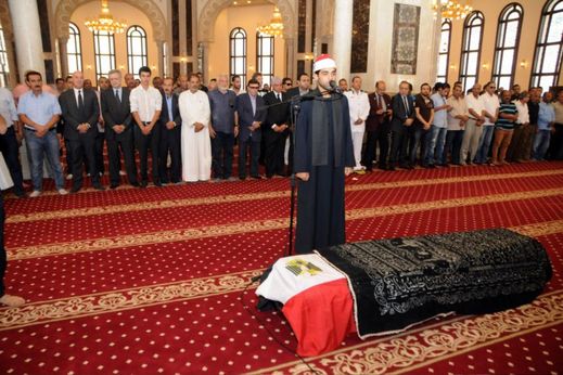 Pohřeb herce Omara Sharifa.