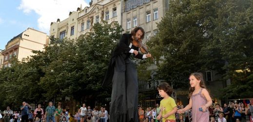 V Praze začal sedmý ročník festivalu pouličního divadla (ilustrační foto).