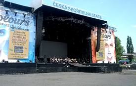 Česká spořitelna stage, na které se objeví největší hvězdy festivalu.