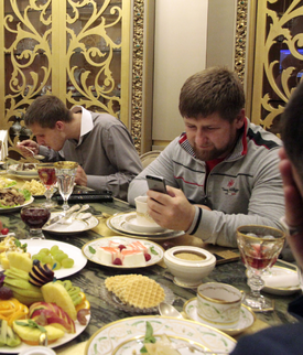 Ramzan Kadyrov má rád domácí potraviny.