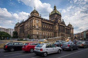 Rekonstruovaná budova Národního muzea.
