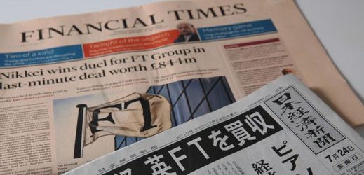 Firma Pearson se dohodla s japonskou společností Nikkei na prodeji své divize Financial Times Group.