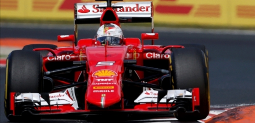 Sebastian Vettel ve svém voze.