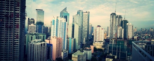 Filipínské město Makati je centrem byznysu.