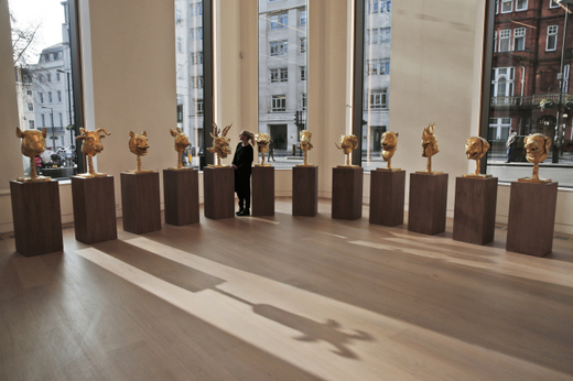 Výstava "Zvěrokruh" od Aj Wej-weje v Británii.