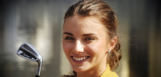 Golfistka Klára Spilková už si zvykla, že při české zastávce okruhu LET je nejvíce sledovanou hráčkou.