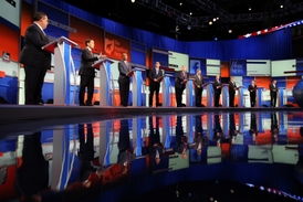 Televizní debata mezi hlavními republikánskými kandidáty na prezidenta USA v televizi Fox.
