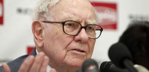 Třetí nejbohatší muž světa investor Warren Buffet.
