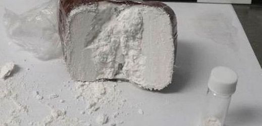 Kokain pašovaný v balíčku s mýdlem.
