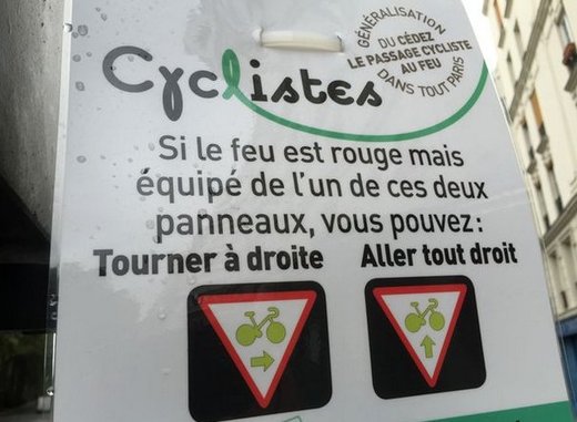 Speciální upozornění pro cyklisty.