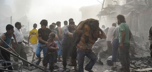 Nedělní nálet v Sýrii má podle odhadů už skoro sto obětí (ilustrační foto).