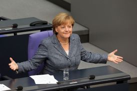 Německá kancléřka Angela Merkelová byla mezi prvními, kteří podpořili pomoc Řecku.