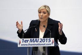Předsedkyně Národní fronty a dcera Jeana-Marieho Le Pena Marine.