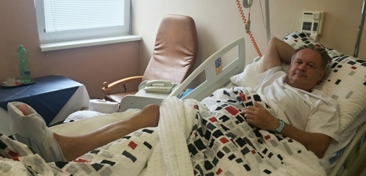 Slovenský prezident Andrej Kiska v nemocnice.