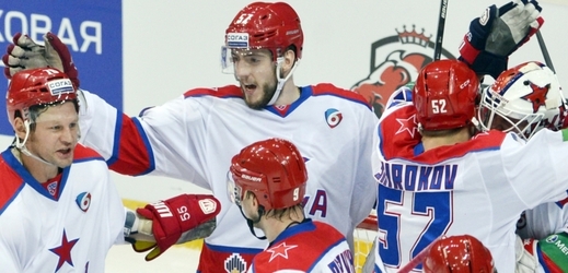 Hokejisté CSKA Moskva. (ilustrační foto)