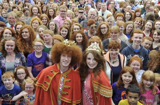 I letos se setkání v Irsku zúčastnilo přes dva tisíce lidí se zrzavými vlasy.