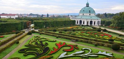 Kroměřížská Květná zahrada se řadí mezi památky na seznamu UNESCO.
