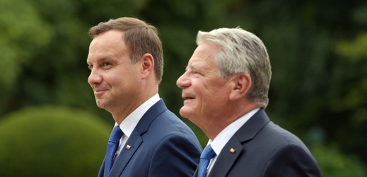 Andrzej Duda v Berlíně jednal se svým německým protějškem Joachimem Gauckem.