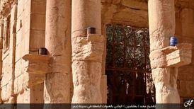 Hrobka obložená výbušninou IS.