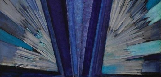 Obraz Františka Kupky Tvar modré.