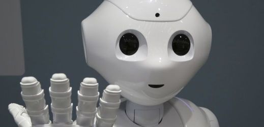 Humanoidní robot zvaný Pepper.