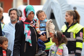 Mezi uprchlíky bývají často i ženy s dětmi.