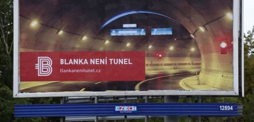 Blanka není tunel je hlavním heslem informační a reklamní kampaně, kterou několik dnů před plánovaným otevřením tunelového komplexu Blanka spustila stavební firma Metrostav.
