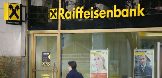 Jedna z poboček Raiffeisenbank. 