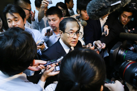Výkonný ředitel společnosti Toshiba Masaši Muromači.