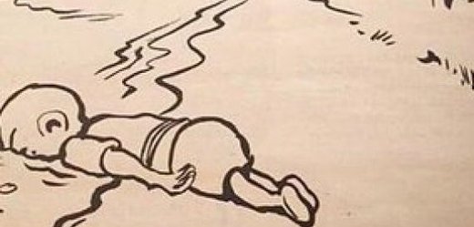 Charlie Hebdo a karikatura syrského chlapce.