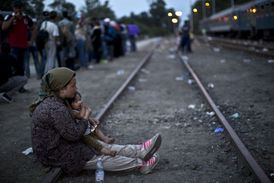 Během pondělka zadržela maďarská policie rekordních 9380 uprchlíků (ilustrační foto).