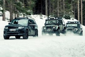 V bodnovce dostávají příležitost i Range Rover Sport SVR a Land Rover Defender.