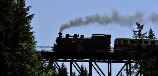 Parní lokomotiva (ilustrační foto).