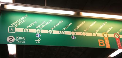 Linka A pražského metra.