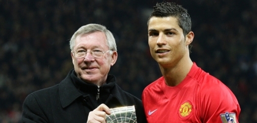 Sir Alex Ferguson s Christianem Ronaldem.
