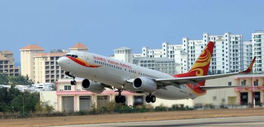 Dopravní letadlo společnosti Hainan Airlines.