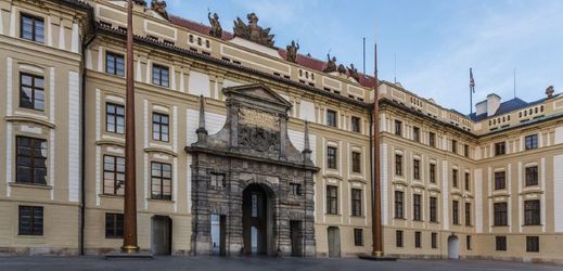 První nádvoří Pražského hradu.