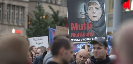 Demonstrace v německém Erfurtu.