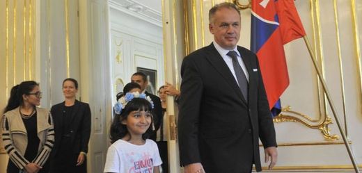 Slovenský prezident Andrej Kiska přijal v Bratislavě skupinu cizinců, kteří v zemi již získali azyl nebo slovenské občanství.