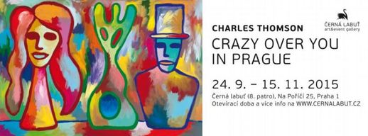 Výstava Charlese Thomsona v Art & Event Gallery Černá Labuť.
